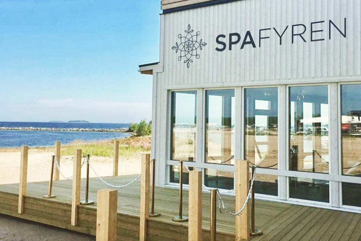 Invigning av Spafyren på Pite Havsbad