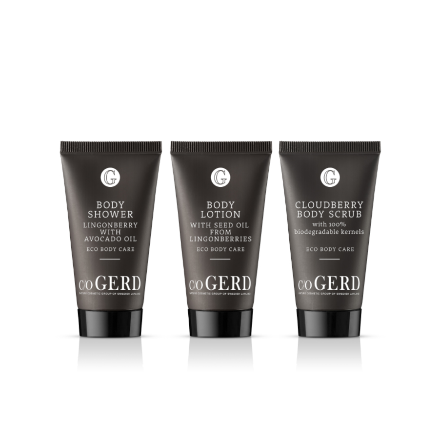 Resekit - Lingonberry i gruppen Paket hos Sense Spa Clarion Sense (Bodykitlingonberry-0030)