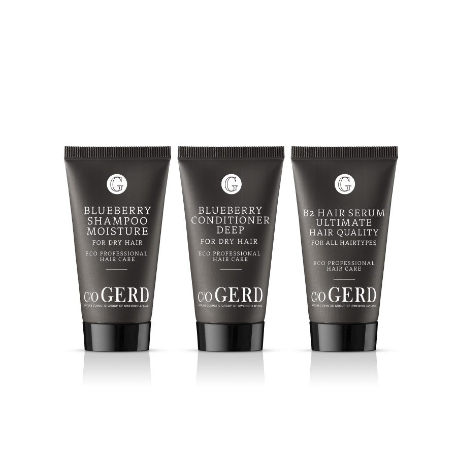 Resekit - fr tjockt hr i gruppen Paket hos Sense Spa Clarion Sense (Hairkitblueberry-0030)